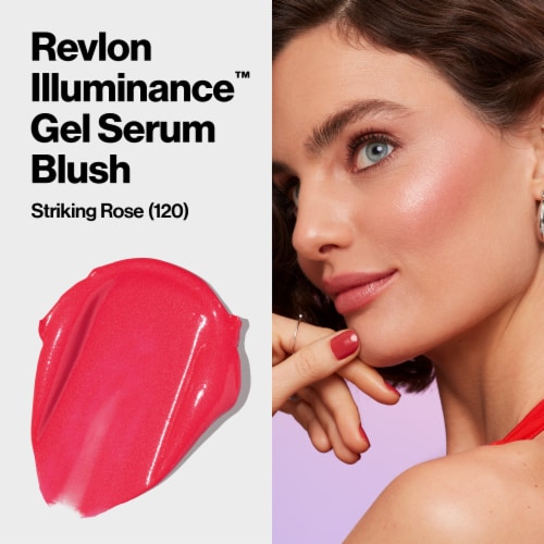 Revlon Illuminance Gel Serum Blush 120 Striking Rose Perspective: back
