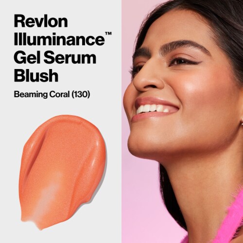 Revlon Illuminance Gel Serum Blush 130 Beaming Coral Perspective: back