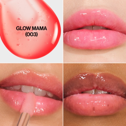Revlon Super Lustrous Glimmer Lip Oil 003 Glow Mama Perspective: back
