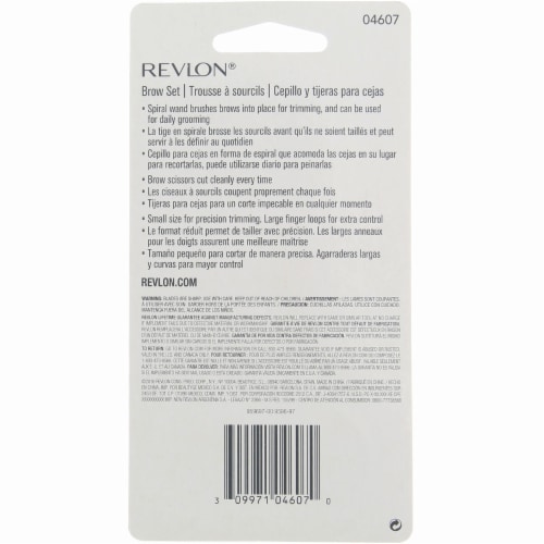 Revlon® Accurate Brow Trimming Set Perspective: back