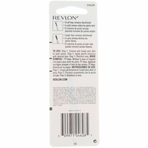 Revlon® Stainless Steel™ Blackhead Remover Perspective: back
