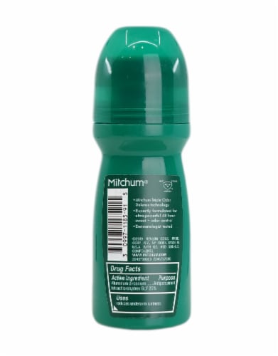 Mitchum® Men Advanced Control Unscented Roll On Deodorant Perspective: back