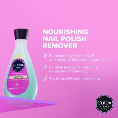 Cutex Nourishing Nail Polish Remover Perspective: back