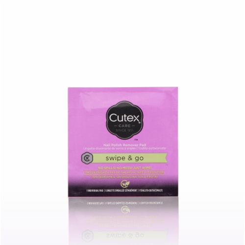 Cutex Swipe & Go Nail Polish Remover Pads Perspective: back