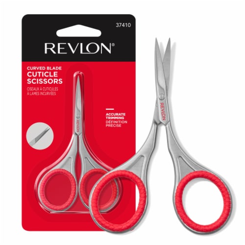 Revlon® Stainless Steel™ Accurate Trimming Cuticle Scissors Perspective: back