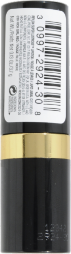 Revlon Super Lustrous Rich Girl Red Shine Lipstick Perspective: back