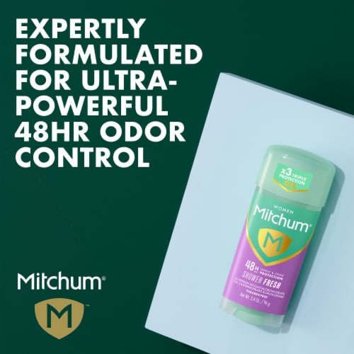 Mitchum Triple Odor Defense Women Gel Deodorant Shower Fresh 2-Pack Perspective: back