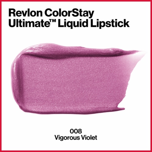 Revlon Colorstay™ Ultimate 008 Vigorous Violet Liquid Lipstick Perspective: back
