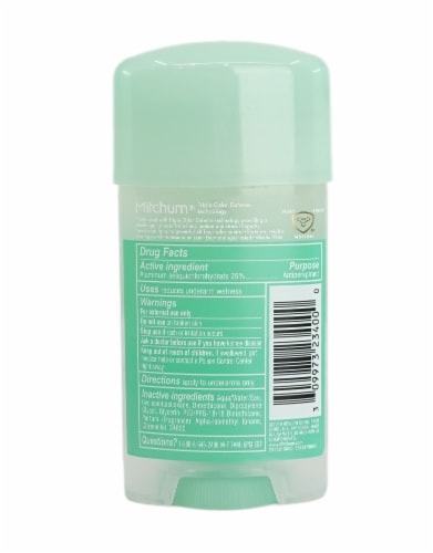 Mitchum® Women's Triple Odor Defense Gel Anti-Perspirant & Deodorant Stick Shower Fresh Perspective: back