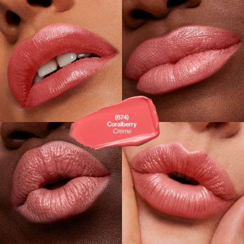 Revlon Super Lustrous Lipstick 674 Coral Berry Perspective: back