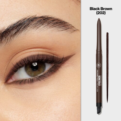 Revlon ColorStay Eyeliner Pencil 202 Black Brown Perspective: back