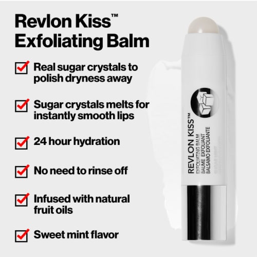 Revlon® Kiss Sugar Mint Exfoliating Lip Balm Perspective: back