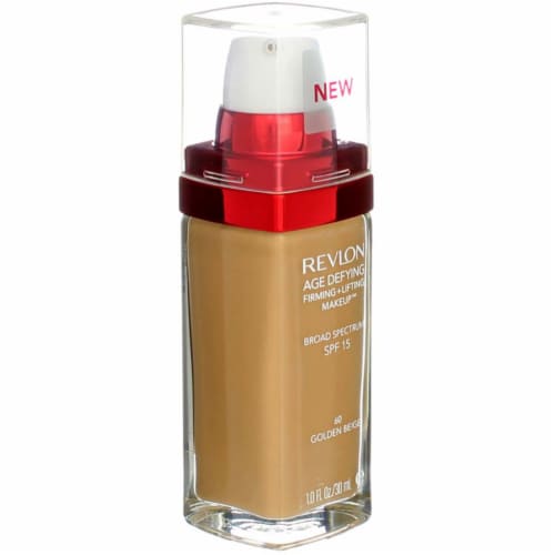 Revlon Age Defying 3X Firming + Lifting Makeup Foundation, Golden Beige 60, SPF 20, 1 fl oz Perspective: back