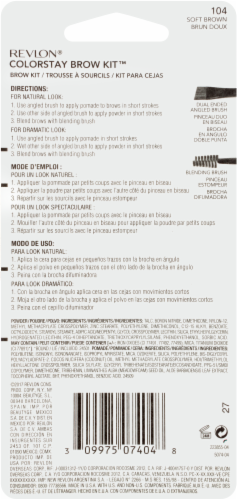 Revlon Colorstay Soft Brown 104 Brow Kit Perspective: back