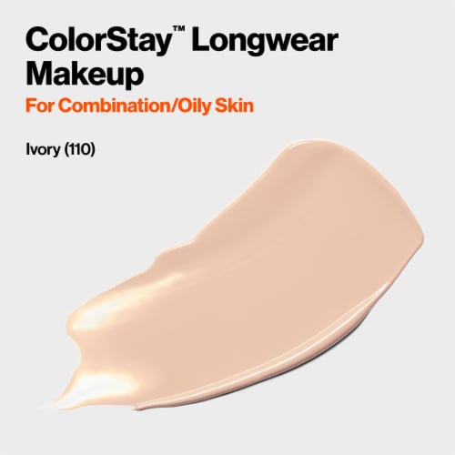 Revlon Colorstay™ 110 Ivory Combination/Oily Skin Liquid Foundation Perspective: back