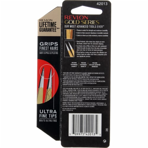 Revlon Gold Series Pointed Tweezer Perspective: back