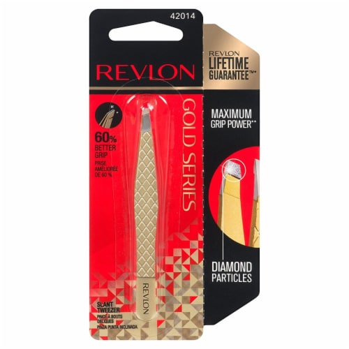 Revlon Gold Series Slant Tweezers Perspective: back
