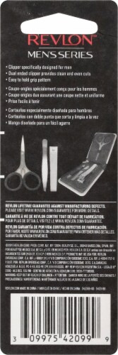 Revlon Men's Series Dual Ended Nail Clipper Perspective: back