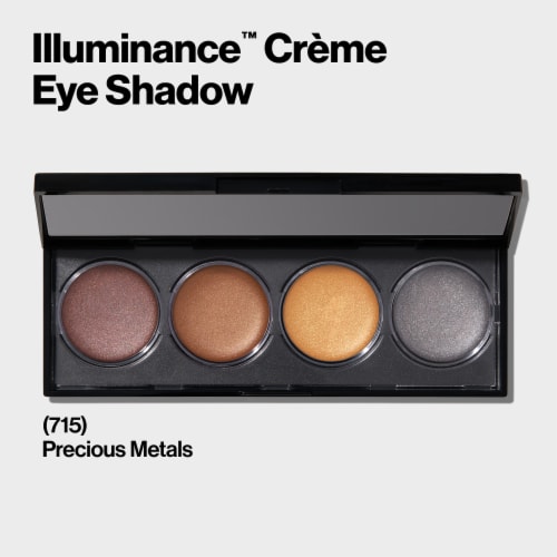 Revlon Illuminance Crème Eyeshadow Quad 715 Precious Metals Perspective: back
