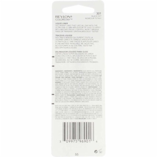 Revlon ColorStay 301 Black Out Skinny Liquid Liner Perspective: back