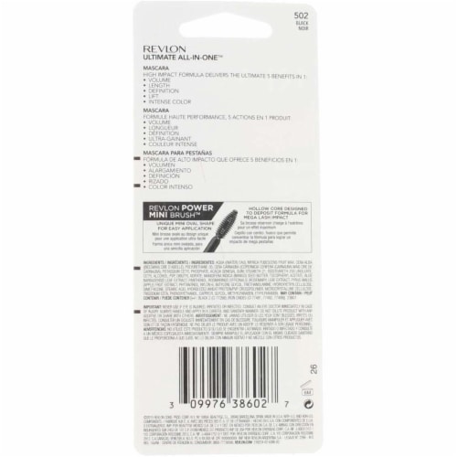 Revlon Ultimate All-In-One Mascara, Black Perspective: back