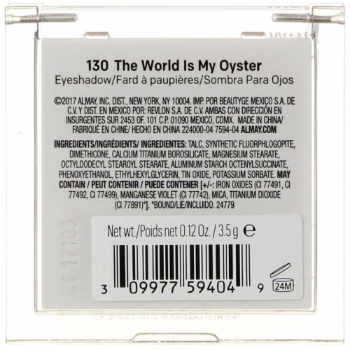 Almay Shadow Squad Eyeshadow, The World Is My Oyster 130, 0.12 oz Perspective: back