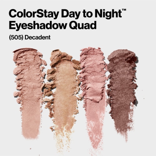Revlon ColorStay Day To Night Eyeshadow Quad 505 Decadent Perspective: back