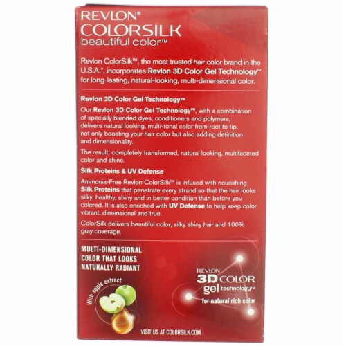 Revlon® Colorsilk™ Permanent Hair Color - 30 Dark Brown Perspective: back
