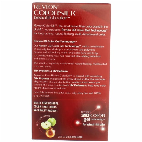Revlon® Colorsilk 51 Light Brown Hair Color Perspective: back