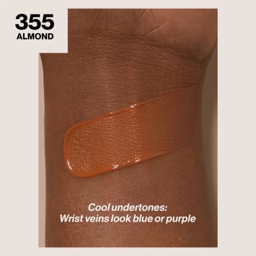 Revlon ColorStay Longwear Makeup Foundation For Combination/Oily Skin 355 Almond Perspective: back
