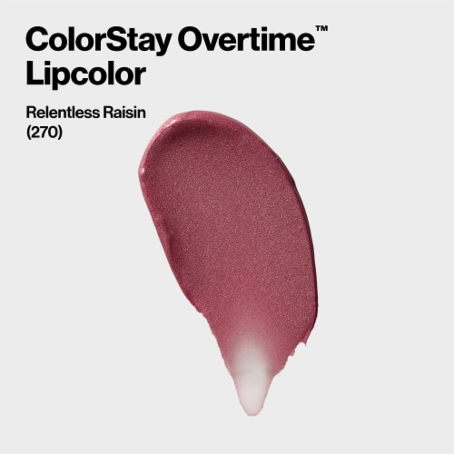 Revlon ColorStay Overtime Lipcolor Long Wearing Liquid Lipstick 270 Relentless Raisin Perspective: back