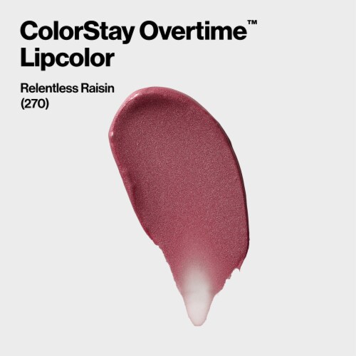 Revlon ColorStay Overtime Lipcolor Long Wearing Liquid Lipstick 270 Relentless Raisin Perspective: back