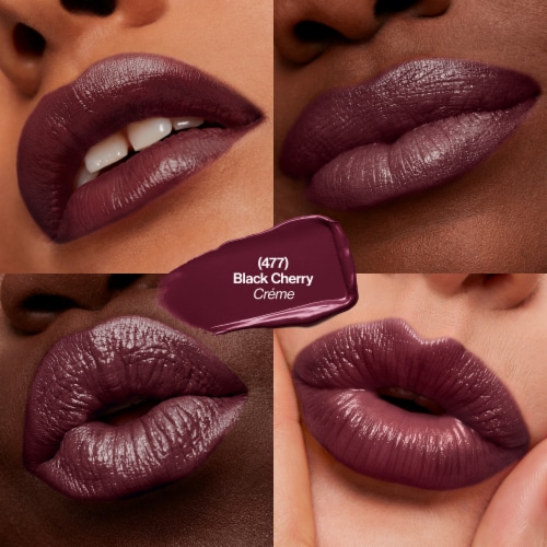 Revlon Super Lustrous Lipstick 477 Black Cherry Perspective: back