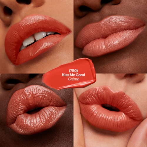 Revlon Super Lustrous 750 Kiss Me Coral Creme Lipstick Perspective: back