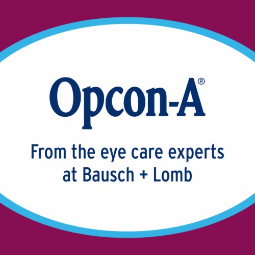 Opcon-A Allergy Eye Drops Antihistamine Eye Drop for Quick Itch and Redness Relief Perspective: back