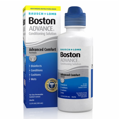 Bausch + Lomb Boston Advance® Maximum Disinfection Contact Lense Conditioning Solution Perspective: back
