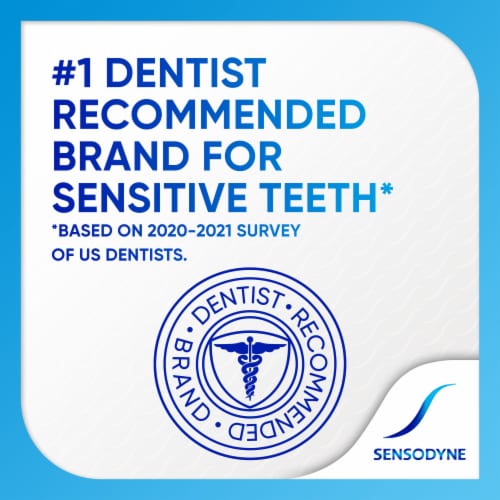 Sensodyne, Toothpaste For Sensitive Teeth and Cavity Protection, Extra Whitening Perspective: back