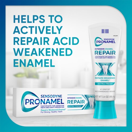 Sensodyne Pronamel Intensive Enamel Repair Toothpaste for Sensitive Teeth Perspective: back