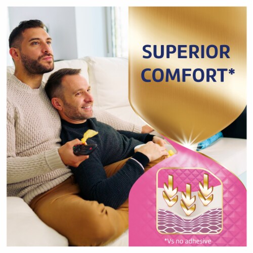 Poligrip, Power Max, Denture Adhesive Cream, Flavor Free, Power Hold + Comfort Perspective: back
