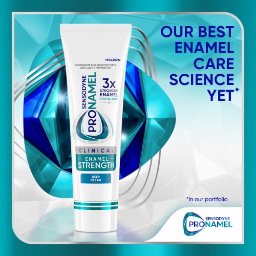 Sensodyne Pronamel Clinical Enamel Strength Toothpaste, Deep Clean Perspective: back