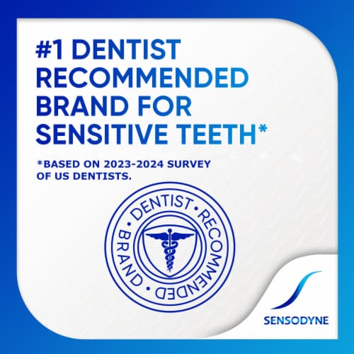 Sensodyne Repair and Protect Toothpaste for Sensitive Teeth and Cavity Prevention Perspective: back