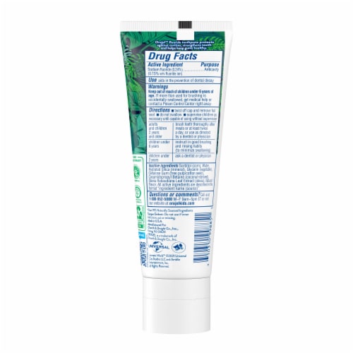 Orajel™ Jurassic World Anticavity Fluoride Toothpaste Perspective: back