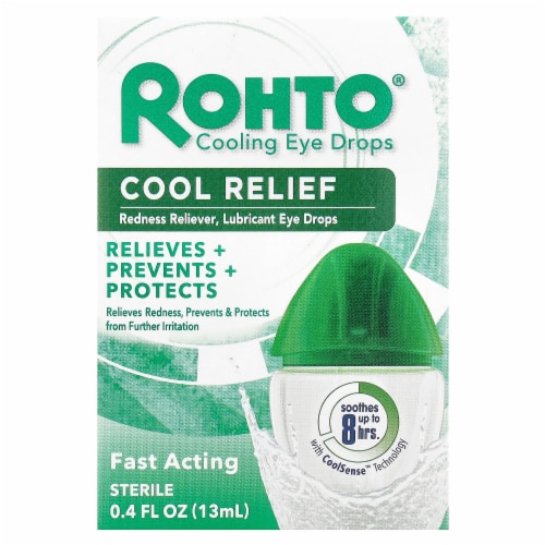Rohto Redness Relief Cooling Eye Drops Perspective: back
