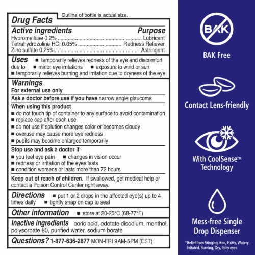 Rohto® All-In-One 8 Symptom Relief Cooling Eye Drops Perspective: back