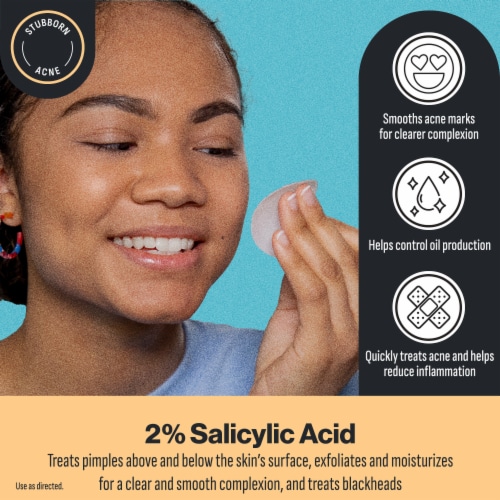 Oxy® Maximum Action 3 in 1 Acne Treatment Pads Perspective: back