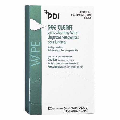 See Clear Lens Cleaning Wipe , 120 Ct Perspective: back