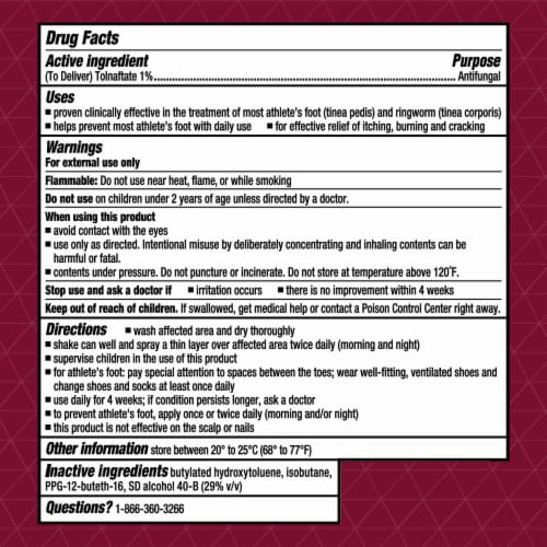 Tinactin® Toinaftate Antifungal Liquid Spray Perspective: back