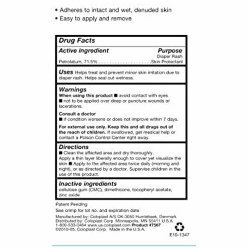 Critic-Aid Clear Scented Skin Protectant Ointment 2.5 oz. Tube 7566 1 Ct Perspective: back