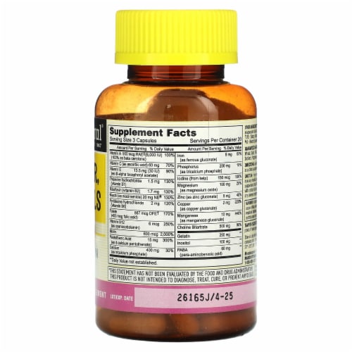 Mason Natural Body Hair Skin & Nails - 60 Capsules Perspective: back