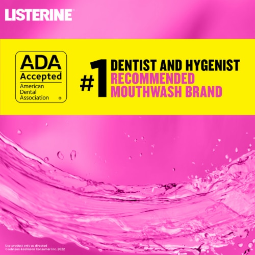 Listerine Smart Rinse Pink Lemonade Mouthwash Perspective: back